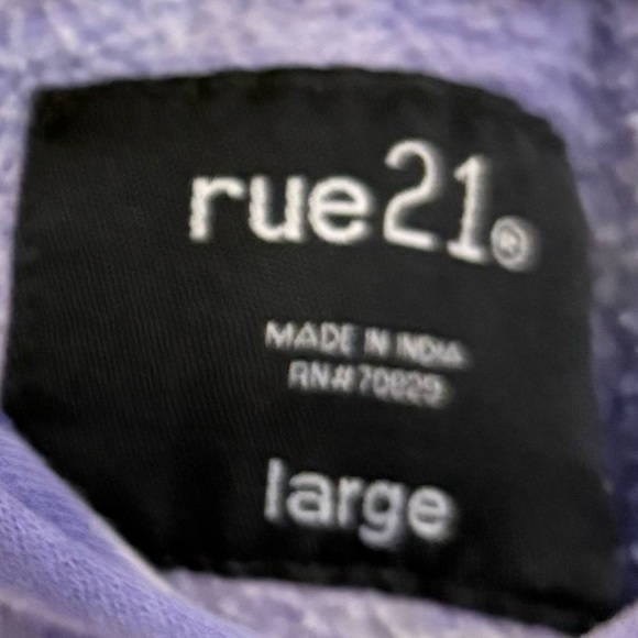 Rue21 Lavender Hoodie - Picture 6 of 8